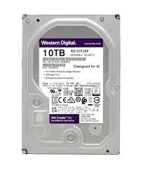 Western Digital 10TB WD Surveillance Internal Hard Drive - SATA 6 Gb/s, , 256 MB Cache, 3.5" - WD101PURZ