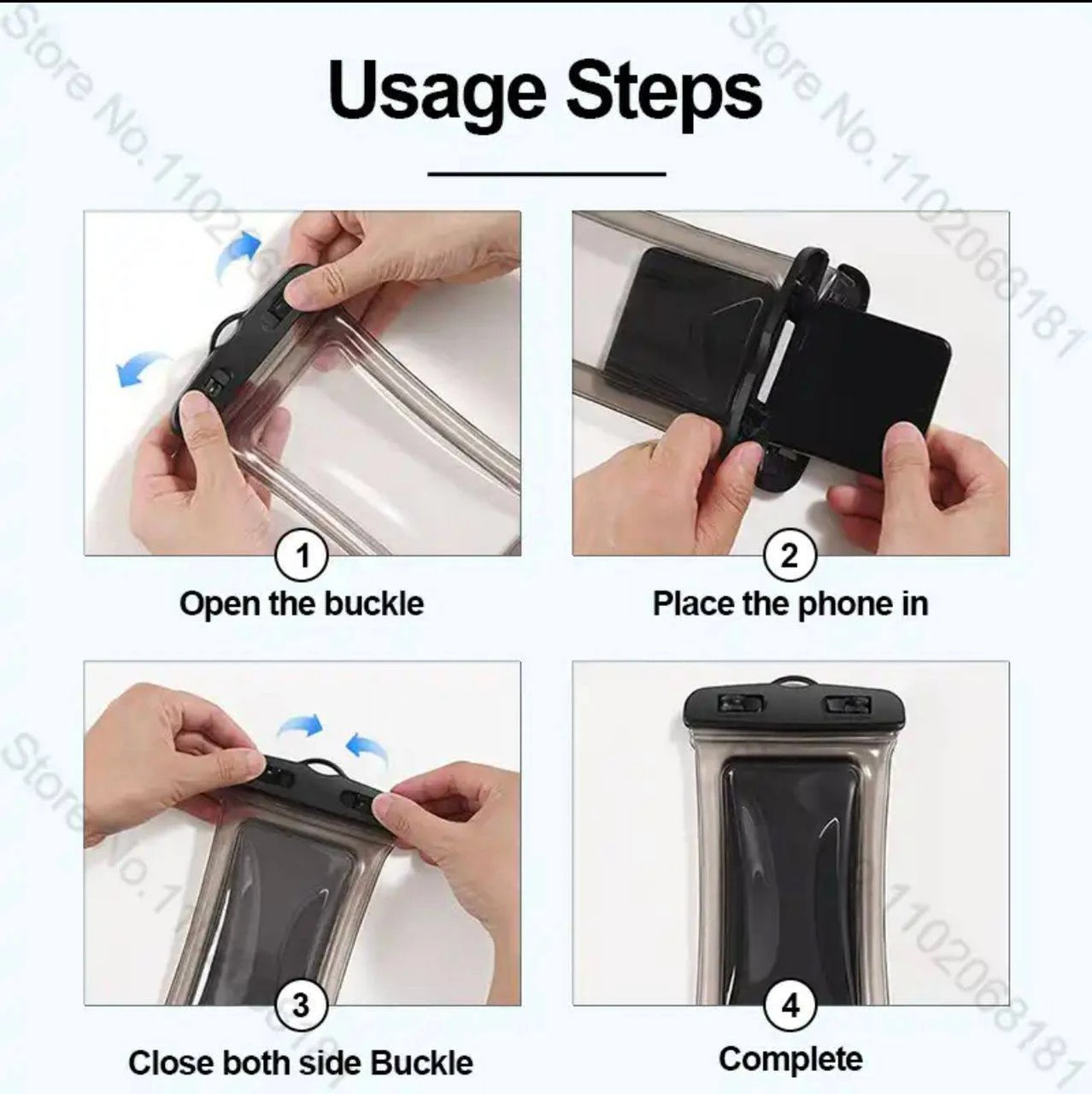 WATERPROOF SILICON PHONE POUCH