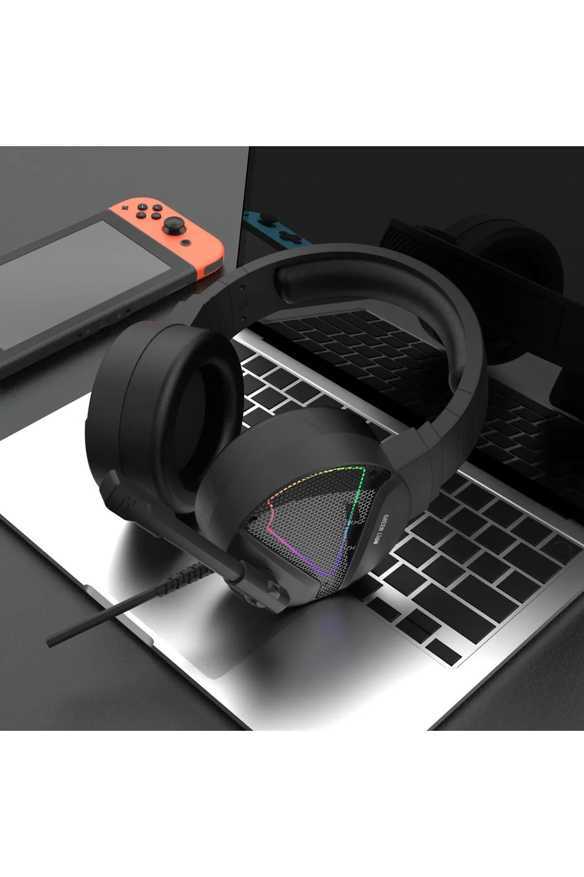 Green Lion Gaming Headphones