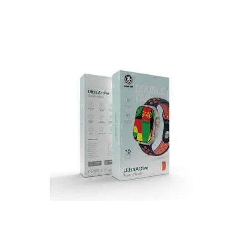 Green Lion Smartwatches (Ultra Lite and another model in black and orange)