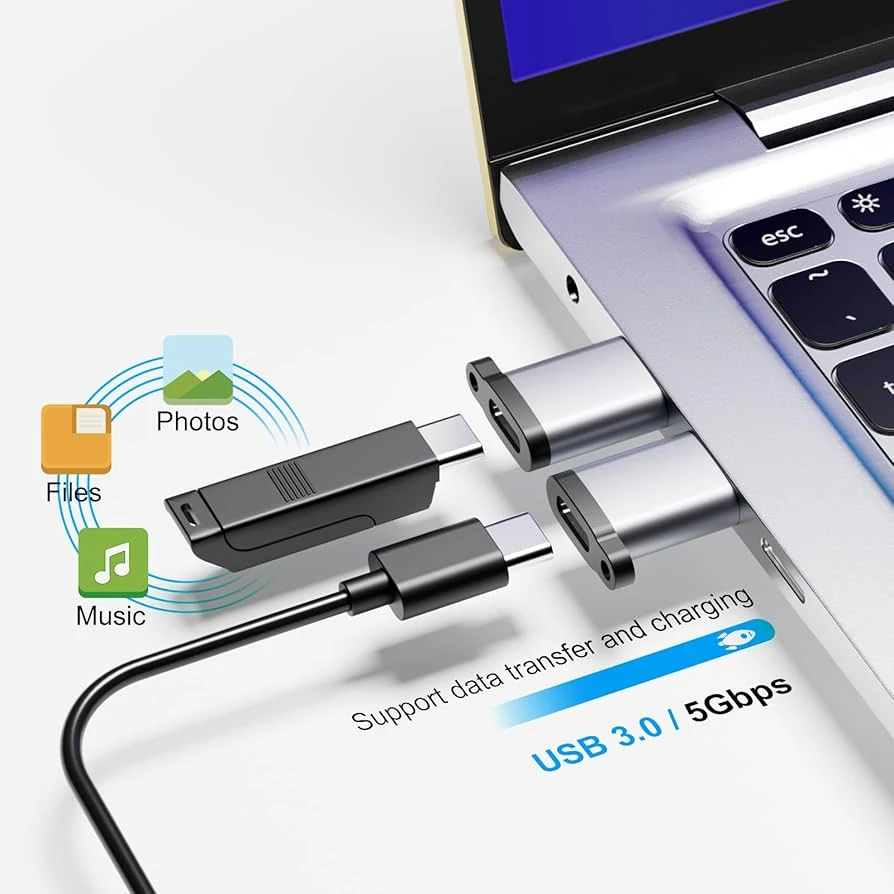 Multiple Green Lion OTG Adapters Combo Set (USB-A to USB-C, etc.)