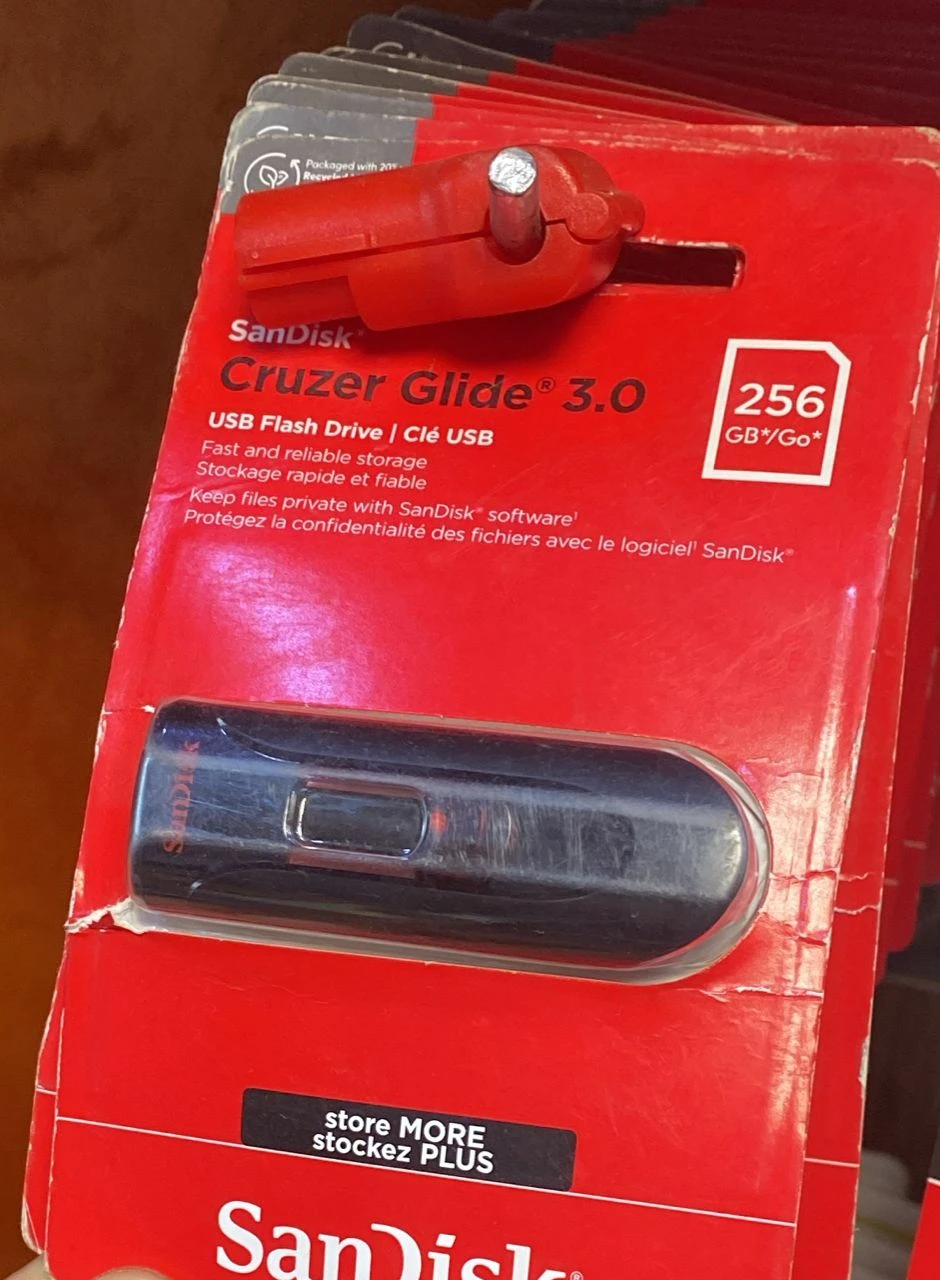 Sandisk Cruzer Glide 3.0 USB, Flash Drive 256GB