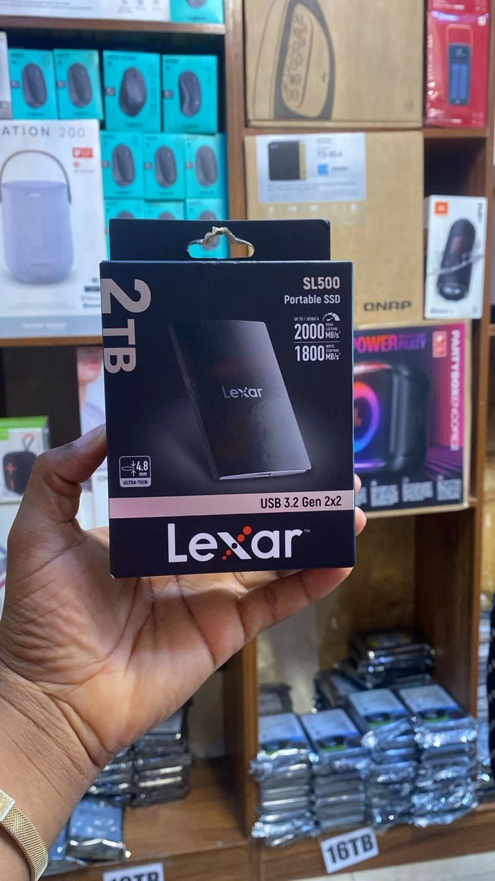 Lexar 2TB SL500 Portable SSD, Up to 2000MB/s