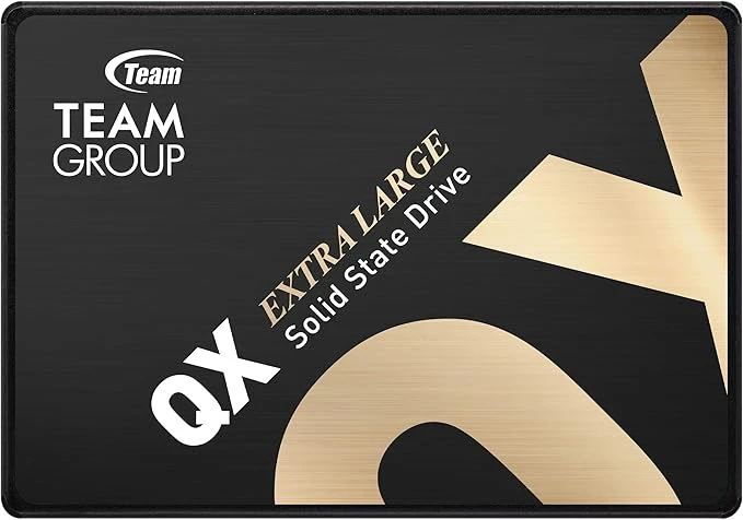 TEAMGROUP QX 4TB 3D NAND QLC 2.5 Inch SATA III Internal Solid State Drive SSD