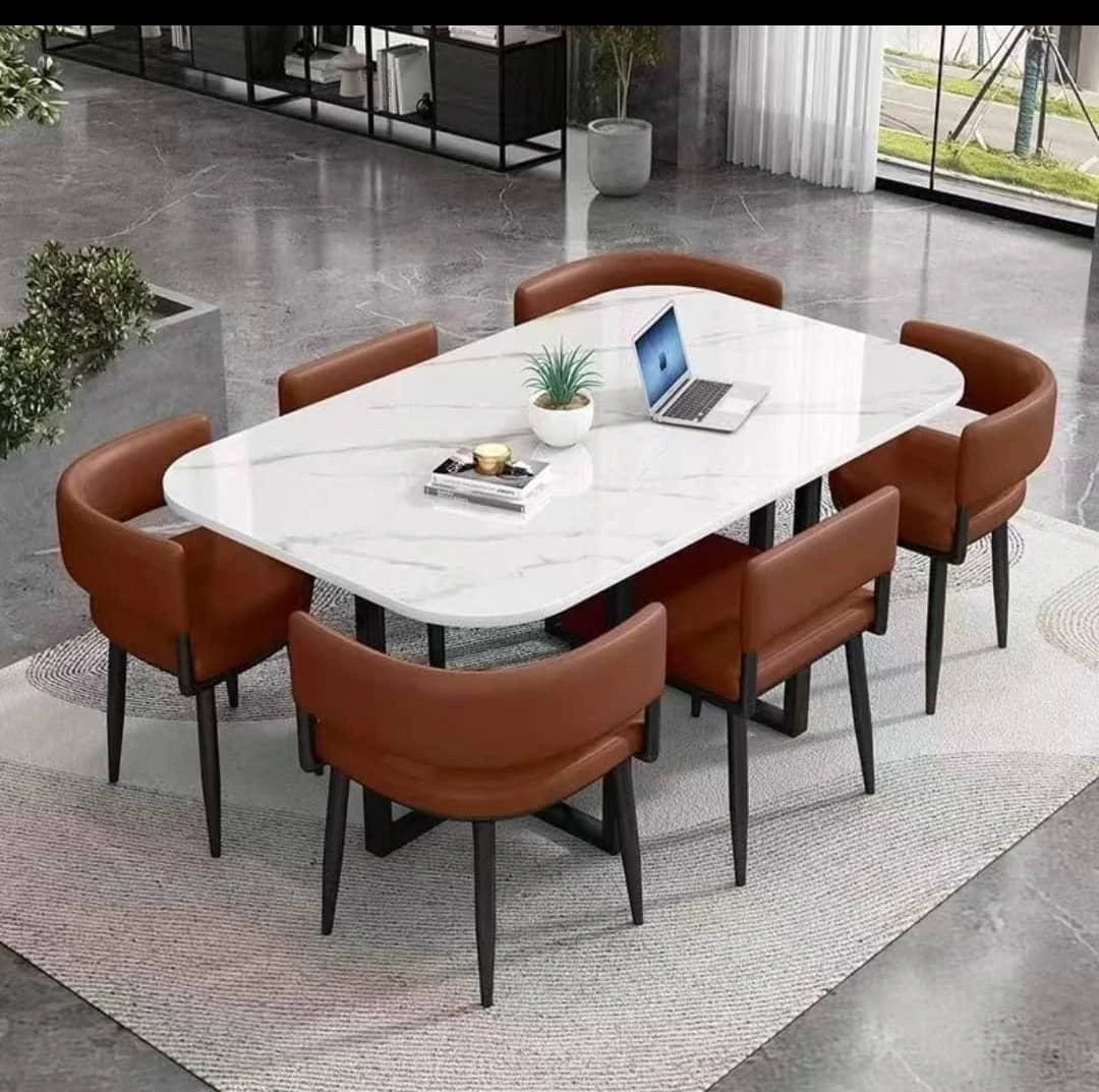 Marble Dinning Table 6- Seater