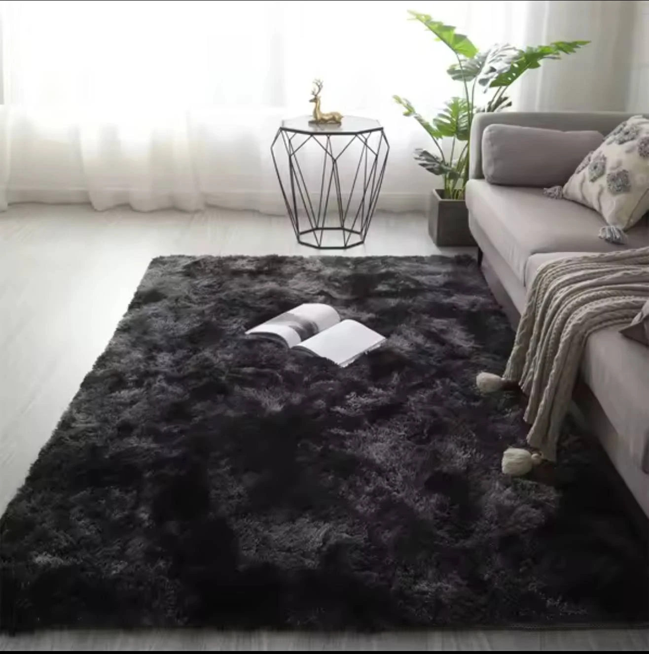 Premium Fluffy Area Rug Cute Shag Carpet Extra Soft and Shaggy Carpets Indoor Fuzzy Rugs for Living Room Super Soft Fluffy Rug