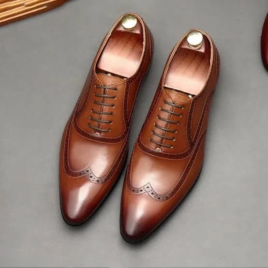 Mazerata Brown Leather Brogues
