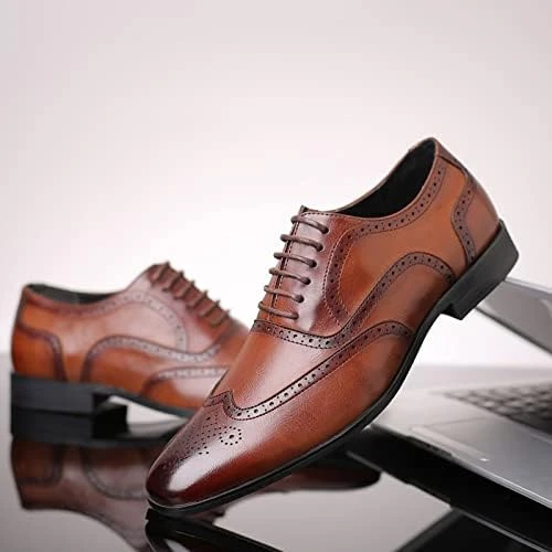 Mazerata Brown Leather Brogues