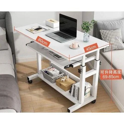 Adjustable Height Study Desk, Laptop Table Bedside Sofa table + Chair Complete Combo