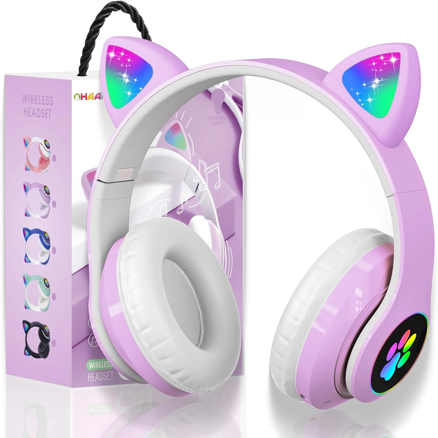 Cute Cat Wireless  Headphone