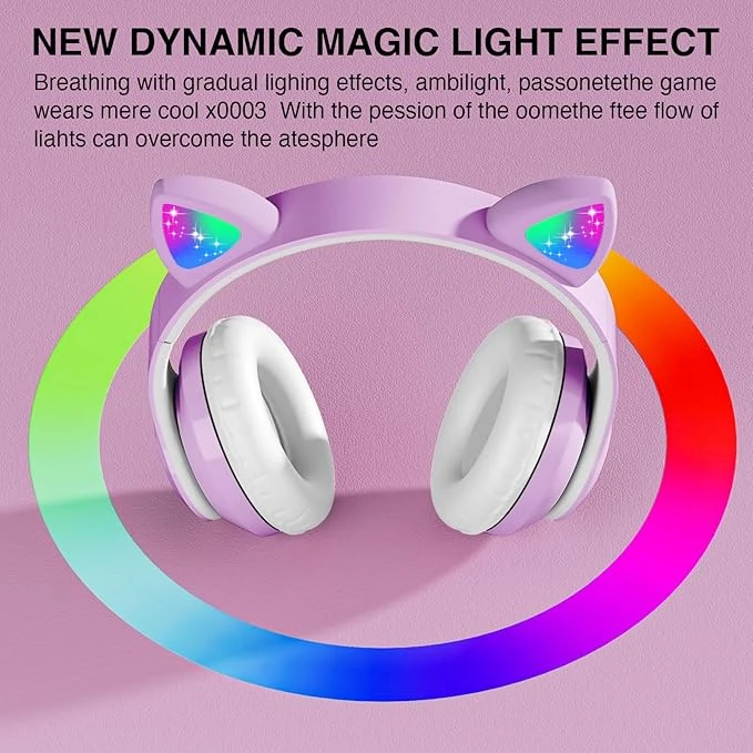 Cute Cat Wireless  Headphone