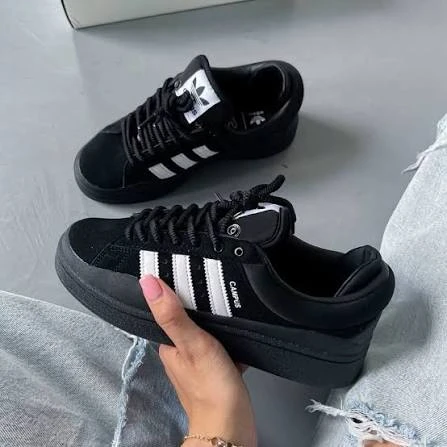 Adidas Campus Unisex Black Sneakers