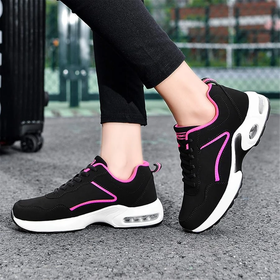 FOGOIN Women's Trainers, Lightweight Running Walking Shoes, Air Cushion Sneakers