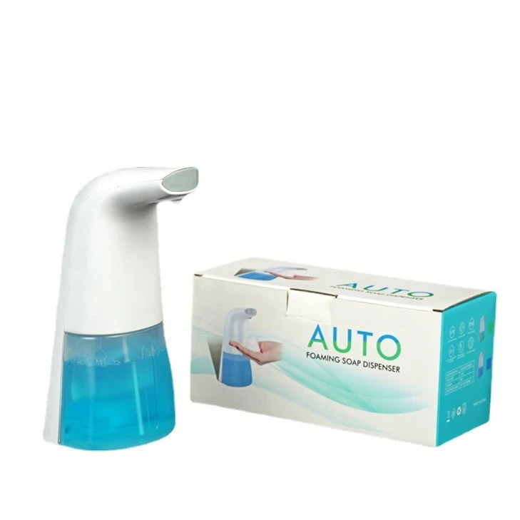 Automatic Induction Foam Dispenser 250ml Table Top Wall Hanging Liquid Soap Luxury Metal Plastic Bathroom Hotel Kitchen Toilet