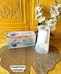 Automatic Induction Foam Dispenser 250ml Table Top Wall Hanging Liquid Soap Luxury Metal Plastic Bathroom Hotel Kitchen Toilet