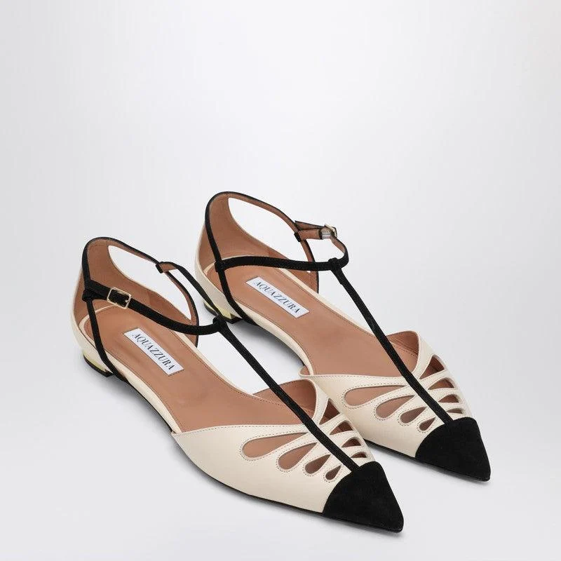 Aquazzura Cut-Out leather Pumps