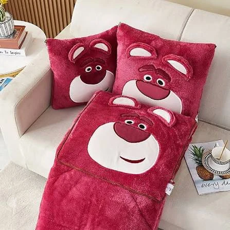 Stitch 2-in-1 Blanket Pillow - Soft Throw Winter Blanket, Lilo and Stitch Gift Quality Duvet