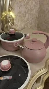 8-in-1 Quality Non-stick Granite Pot Set Cookware
