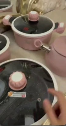 8-in-1 Quality Non-stick Granite Pot Set Cookware