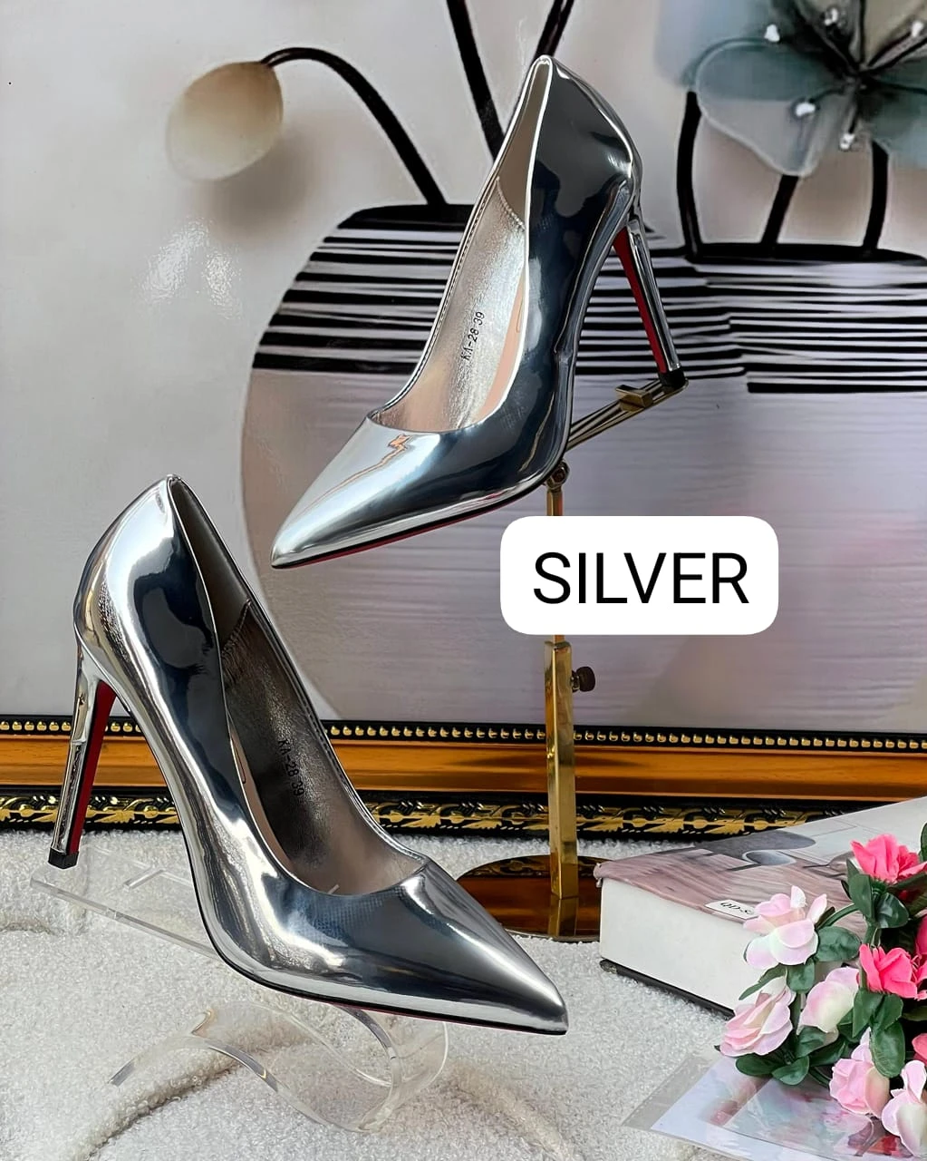 Women Fashion Pointed Toe High Heel Pumps Sexy Slip On Stiletto Party Shoes