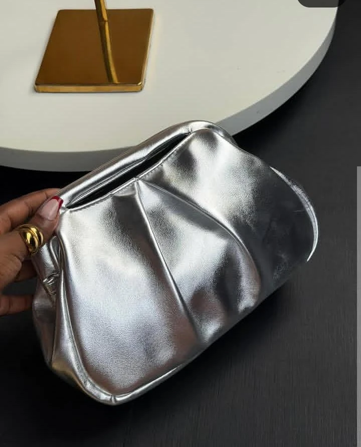 Boohoo Snap Clutch Bag