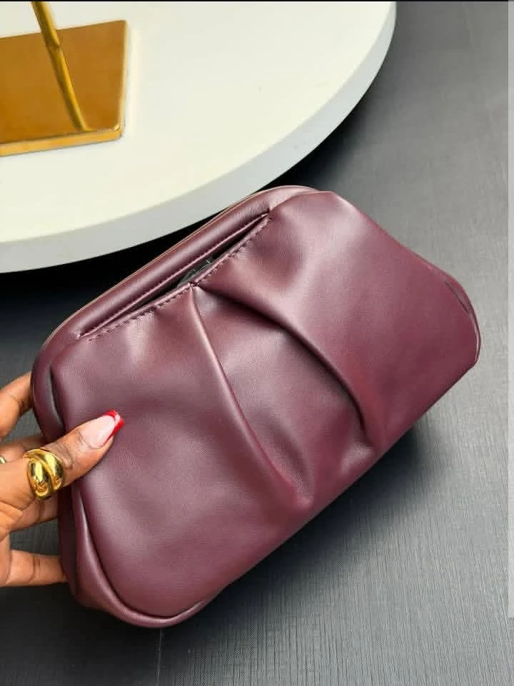 Boohoo Snap Clutch Bag