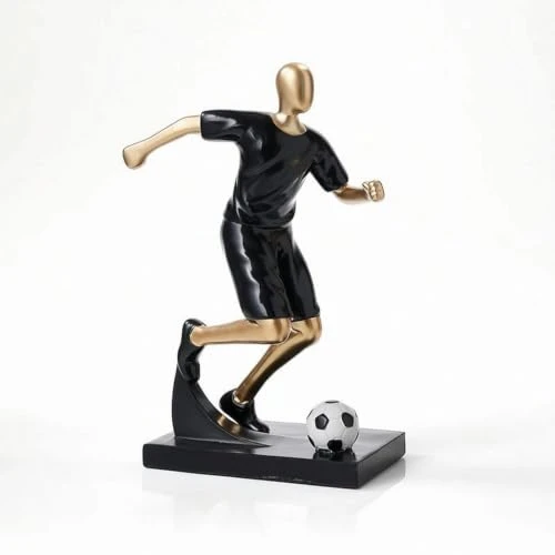 2 in 1 Golden Football Decor