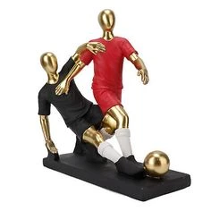 2 in 1 Golden Football Decor