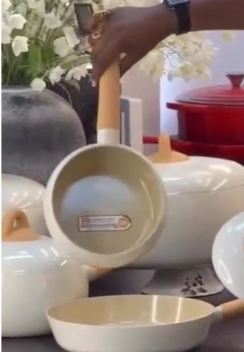 UCC Life 9-Piece Ceramic Cookware Set