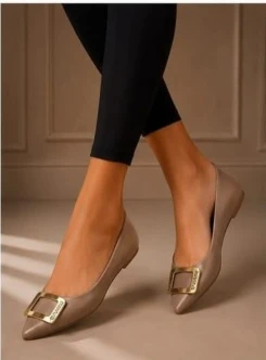 Women’s Comfortable Dressy Work Pointed Toe Flats Shoes