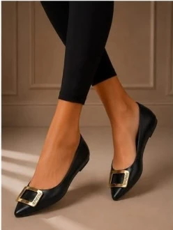 Women’s Comfortable Dressy Work Pointed Toe Flats Shoes