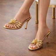 Women's Cage Stiletto Slide Sandals with Pointed Toe