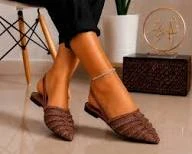 ZARA QUALITY STONED FLAT SHOES