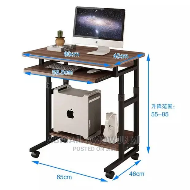 Beside Laptop Desk / Adjustable Laptop Table -with drawers.