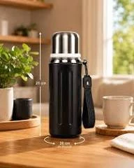 Insulated Vacuum Thermos with Cup