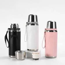 Insulated Vacuum Thermos with Cup
