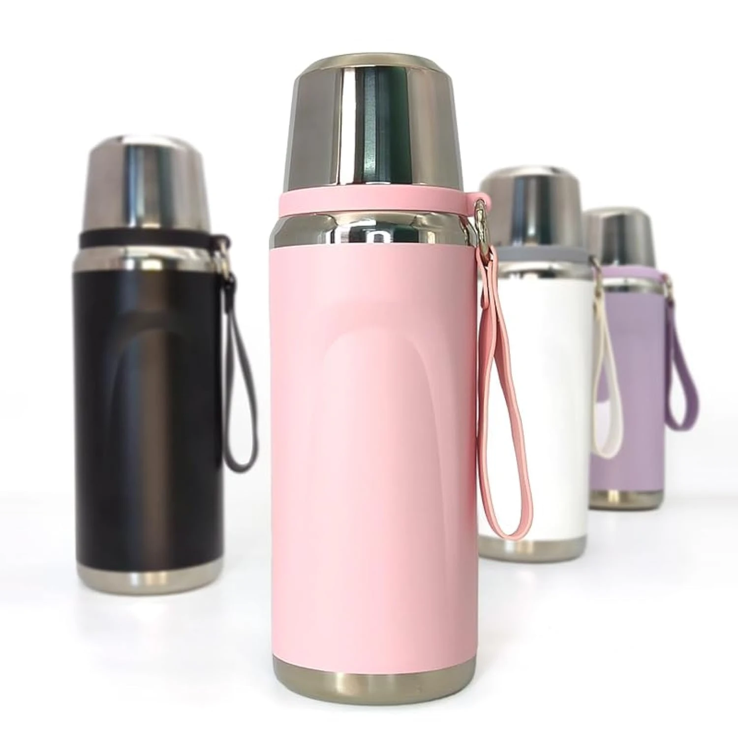 Insulated Vacuum Thermos with Cup