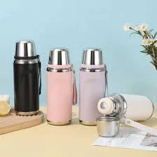 Insulated Vacuum Thermos with Cup