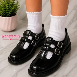 Wide Fit T-bar Mary Janes Shoes