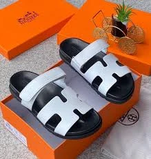 Men Quality Hermes Slides
