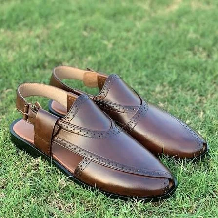 Timberland Close-Toe Sandal Shoes With Brogue