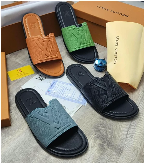 LUXURY LV MEN SLIPPERS